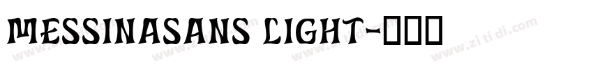Messinasans light字体转换